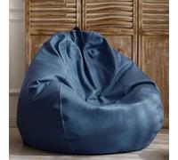 Grand pouf poire de 1 m en cuir écologique non rempli pour salon, chambre à coucher, jardin, soirées cinéma et jeux vidéo (options de couleurs disponibles)
