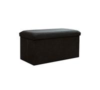 Grand pouf repose-pieds 76,2 x 38,1 x 38,1 cm - Repose-pieds polyvalent pour rangement sous le bureau, tabouret de maquillage, couvercle amovible, idéal pour l'entrée et la salle à manger