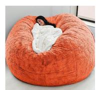Grand pouf XXL confortable et housse parfait pour les enfants et les adultes, idéal pour le salon et la chambre à coucher, non rempli, 130 x 65 cm, solution d'assise polyvalente