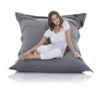 Grand pouf XXL intérieur en coton pour salon, bureau, crèche, sac de haricots 400 l chaise géante pouf enfants et adultes 180 x 140 cm