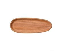 Grand pour plateau Ovale en pour bois pour Table Basse et Salon(Style B)