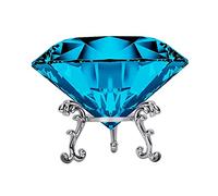 Grand presse-papier en cristal et diamant avec support bijoux décorations de mariage centres de table décoration d'i