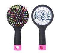 Grand Princess China Brosse à cheveux démêlante Motif fleurs anciennes Base coussin