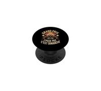 Grand Prix Course Automobile J Peux Pas C Est Dimanche PopSockets PopGrip Adhésif