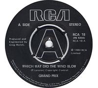 Grand Prix - Grand Prix Which Way Did The Wind Blow 7" RCA RCA18 EX 1980 there is 2mm drill hole in label rim