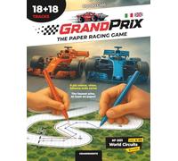 GRAND PRIX - The Paper Racing Game: Gioco di Strategia “Carta e Penna” di Corse Automobilistiche in Stile Formula 1: 001 World Circuit - Edizione 18+18 piste - Italiano/Inglese