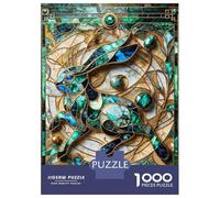 Grand Puzzle 1000 Pièces Adulte, Abstract Rabbit Kintsugi, Divertissement Intérieur, Idée Cadeau Noël, Carton Épais Premium, 38x26cm/1000pcs