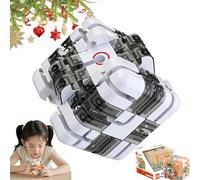 Grand Puzzle Cube Labyrinthe 3D, Boule de Cube Magique 3D à Double Usage pour Adultes et Adolescents, améliore la Reconnaissance Spatiale et cultive la pensée logique, entraînement cérébral White