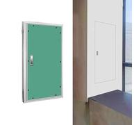 Grand rabat d'inspection pour plaques de plâtre avec poignée - Porte cachée pour accès sanitaire, disponible en tailles 450 x 900 mm, 500 x 900 mm, 550 x 900 mm, 600 x 900 mm