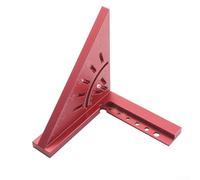 Grand rapporteur carré de charpentier Règle d'angle 45/90 degrés Outil de traçage pour le travail du bois et la construction avec matériau en alliage d'aluminium