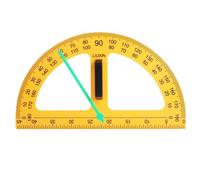 Grand Rapporteur Pédagogique - 46cm Instrument | ABS Plastique Aimanté Tableau, Repères Clairs Aiguille pour ométrie Mesure