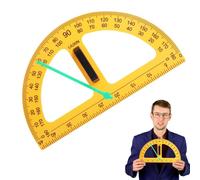 Grand rapporteur pédagogique | Grand rapporteur numérique pour enseignement des mathématiques | Outil de rapporteur pour tableau effaçable à sec | Outil de géométrie idéal pour les enseignants, les