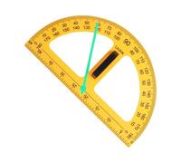 Grand rapporteur pour enseignant - Outil de géométrie de salle de uide de mesure d'angle | Design transparent, aide visuelle précise pour les leçons de mathématiques, idéal pour les tableaux