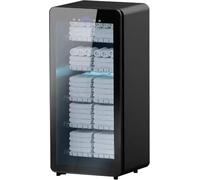 Grand réchauffeur de Serviette Chaude, Armoire chauffée de 120 capacités avec Panneau Tactile à LED pour Spa Salon Barber Shop Hotel Désinfection de la Salle de Bains