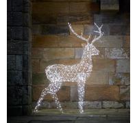 Grand Renne de Noël Lumineux Duchy à 800 LED Bicolore