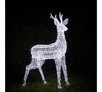 Grand Renne de Noël Swinsty de 1,6 m à LED Bicolore