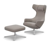 Grand Repos fauteuil + ottoman NOUVELLE MÉCANIQUE POLI / COSY FOSSIL Vitra OFFRE SPECIALE - 4055737334689