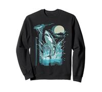 Grand Requin Blanc Sauteur, Poisson de mer Sweatshirt