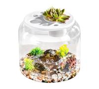 Grand réservoir de tortues, aquarium de tortues transparent, réservoir de tortues avec couvercle, terrarium de tortues, enclos de tortues, réservoir de tortues à couverture amovible, réservoir d'habit