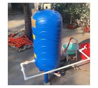 Grand réservoir Vertical sous Pression en polyéthylène - Solution de Stockage d'eau sûre et Durable de 130 x 45 cm pour Cuisine, buanderie et Salle de Bain - Réservoir d'eau sous Pression ré