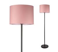 Grand Reverie Lampadaire Max20w E27 Noir/Rose 230v Tissu/Métal