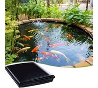 Grand revêtement de Bassin avec Membrane PEHD pour piscines de Jardin, 0,4 mm, Protection UV et Poissons, Coussin Flexible pour réservoirs, Cascades et fondations