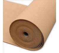 Grand rouleau de liège naturel haute densité de 3 en 1 cm d'épaisseur pour murs et sols, panneaux d'affichage, parfait pour la décoration de la maison et du bureau