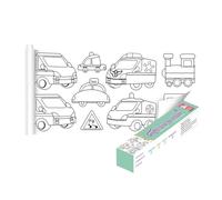 Grand rouleau de papier à dessin pour enfants et tout-petits, grand rouleau de papier de coloriage à coller pour peinture, remplissage à faire soi-même, feuille de coloriage (vert)