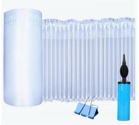 Grand rouleau de papier bulle gonflable pour coussin d'emballage - 400 mm x 50 m - Colonne d'air - Rouleau à bulles pour usage intensif - Fournitures d'expédition pour magasin en ligne, colis de