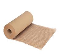Grand rouleau de papier bulle, Rouleau de papier nid d'abeille blanc 25-50 cm x 2-10 m(1pc,W 50cm X L 2m)