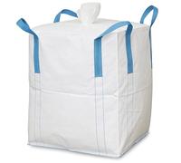 Grand sac 90 x 90 x 110 cm - Grande stabilité jusqu'à 1500 kg - Avec 4 passants - Grand sac avec tablier de remplissage - 1 pièce