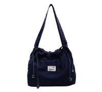 Grand sac à bandoulière décontracté pour femme - Sac à main sous les bras offrant confort et style pour un usage quotidien, bleu, Taille unique