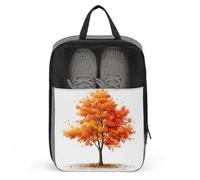 Grand sac à chaussures aquarelle en érable pour voyage, usage quotidien, sac de rangement anti-poussière pour chaussures de golf