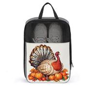 Grand sac à chaussures de dinde vintage pour voyage, usage quotidien, sac de rangement anti-poussière pour chaussures de golf