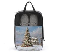 Grand sac à chaussures en forme de sapin de Noël pour voyage, usage quotidien, sac de rangement anti-poussière pour chaussures de golf