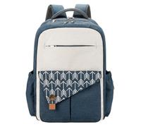 Grand sac à dos à langer étanche pour changement de bébé, organisateur de voyage multifonction | Port de charge USB, porte-bouteille isolé, sangles de poussette, rangement spacieux, design élégant