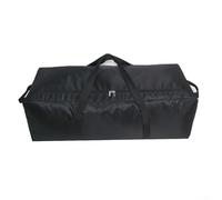 Grand sac à dos de camping, randonnée, sac fourre-tout étanche et résistant pour transporter du matériel de déménagement, sac de rangement pour l'extérieur, aventure, voyage, noir (150 L, 110 x 40 x