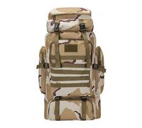 Grand Sac à Dos De Randonnée 80L Militaire Armee Sac A Dos Tactique Molle Etanche Camouflage Style Militaire Pour Activités Extérieures Sacs A Dos Survie Camouflage Pour Voyage Camping Chasse (B)