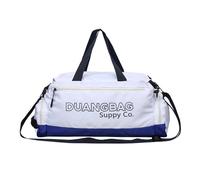Grand sac à dos de sport en nylon imperméable pour homme et femme - Grande capacité - Pour activités de plein air, blanc, Length 25cm