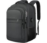 Lapsoundo Sac à dos de voyage pour ordinateur portable 17" Approuvé par la TSA Sac à dos de voyage avec port USB Antivol Cadeau de Saint-Valentin pour homme et femme Noir