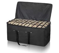 Grand sac à foin pliable pour chevaux - 100 x 45 x 55 cm - Pour les déplacements - Pour une alimentation adaptée aux espèces - Améliore la digestion