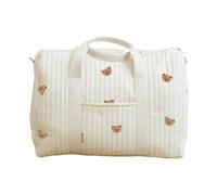 Grand sac à langer brodé comme sac de transport | Sac à langer de voyage pour hôpital, voyage, travail, école, plein air, parc, shopping, excursions
