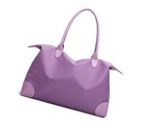 Grand sac à main avec plusieurs compartiments - En tissu Oxford ergonomique - Pour les voyageurs d'affaires - Résistant aux intempéries - Pour le sport et les voyages, Violet, Mass Beauty