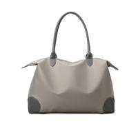 Grand sac à main avec plusieurs compartiments - En tissu Oxford ergonomique - Pour les voyageurs d'affaires - Résistant aux intempéries - Pour le sport et les voyages, gris clair, Mass Beauty