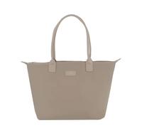 Grand Sac à Main Cabas Femme en Nylon Imperméable - Taupe