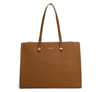 Grand Sac à Main - David Jones - Cabas Fourre-Tout Femme Format A4 - Porté Epaule Cours Lycée Travail Bureau - Marron Cognac