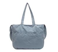 Grand sac à main en nylon pour femme, sac à bandoulière solide, sac à bandoulière décontracté, sac de courses pour voyage et affaires, sac quotidien, bleu clair, One Size