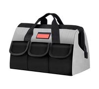 Grand sac à outils - Tissu Oxford de grande capacité - Multipoches - Sac à outils très résistant - Pour père, homme, mécanicien, jardinage, construction, anniversaire, Noël