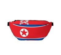 Grand sac banane à bandoulière avec drapeau coréen, cadeau pour profiter du sport, festival, entraînement, voyage, course à pied, décontracté, noir, taille unique, Noir , Taille unique