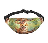 Grand sac banane amusant Shiba Inu - Tendance - Pour le sport, la course à pied, le cyclisme, les voyages, la pêche